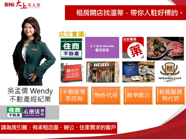 不動產租代管業-吳孟儒